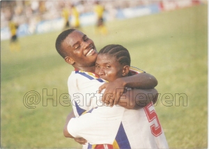 Laryea Kingston, switched from Olympics, to Hearts in 2002.